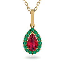 Ruby Tear Of Eternity Pendant - Jolene No. 25 image 1