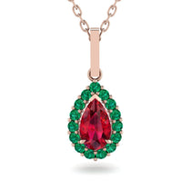 Ruby Tear Of Eternity Pendant - Jolene No. 26 image 1