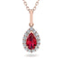 Ruby Tear Of Eternity Pendant - Jolene No. 11 image 1
