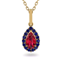 Ruby Tear Of Eternity Pendant - Jolene No. 70 image 1