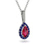Ruby Tear Of Eternity Pendant - Jolene No. 72