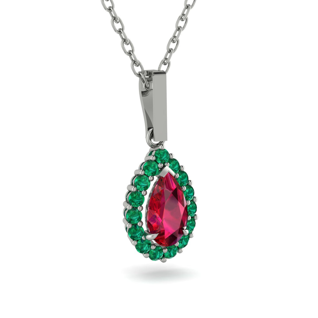 Ruby Tear Of Eternity Pendant - Jolene No. 27
