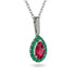 Ruby Tear Of Eternity Pendant - Jolene No. 27 image 2