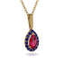 Ruby Tear Of Eternity Pendant - Jolene No. 70