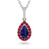 Sapphire Tear Of Eternity Pendant - Jolene No. 60 image 1