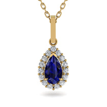 Sapphire Tear Of Eternity Pendant - Jolene No. 13 image 1