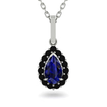 Sapphire Tear Of Eternity Pendant - Jolene No. 45 image 1