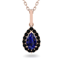 Sapphire Tear Of Eternity Pendant - Jolene No. 44 image 1