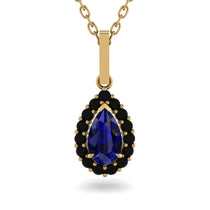 Sapphire Tear Of Eternity Pendant - Jolene No. 43 image 1