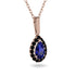 Sapphire Tear Of Eternity Pendant - Jolene No. 44 image 2