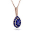Sapphire Tear Of Eternity Pendant - Jolene No. 74 image 2