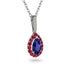 Sapphire Tear Of Eternity Pendant - Jolene No. 60 image 2