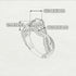 Infinity Inspired Halo Emerald Engagement Ring - Teresa No. 34 image 4