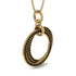 Three Circle Necklace With Black Diamond - Octavia No. 7