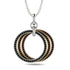 Three Circle Necklace With Black Diamond - Octavia No. 18 image 5