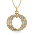 Three Circle Necklace With Diamond - Octavia No. 1 image 1