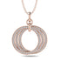 Three Circle Necklace With Diamond - Octavia No. 2 image 1
