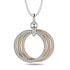 Three Circle Necklace With Diamond - Octavia No. 16 image 1