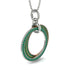 Three Circle Necklace With Emerald - Octavia No. 17 image 4