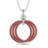 Three Circle Necklace With Ruby - Octavia No. 19 image 5