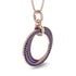 Three Circle Necklace With Sapphire - Octavia No. 14 image 2