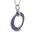 Three Circle Necklace With Sapphire - Octavia No. 15