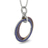 Three Circle Necklace With Sapphire - Octavia No. 20