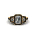 Diamond Three Halo Radiance Engagement Ring - Emely No. 31 image 2