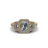 Diamond Three Halo Radiance Engagement Ring - Emely No. 1 image 2