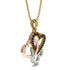 Three Hearts Intertwined Black Diamond Necklace - Harlow No. 18 image 4