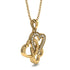 Three Hearts Intertwined Diamond Necklace - Harlow No. 1