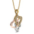 Three Hearts Intertwined Diamond Necklace - Harlow No. 16 image 4