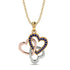 Three Hearts Intertwined Sapphire Necklace - Harlow No. 20 image 5