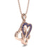 Three Hearts Intertwined Sapphire Necklace - Harlow No. 14 image 2
