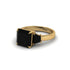 Three Stone Black Diamond Engagement Ring - Bethany No. 37 image 2