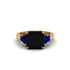 Three Stone Black Diamond Engagement Ring - Bethany No. 67