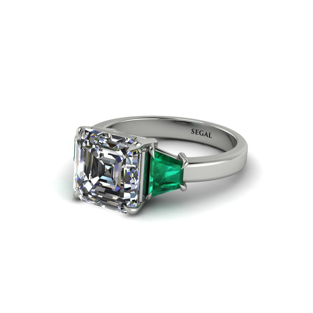 Three Stone Diamond Engagement Ring - Bethany No. 18