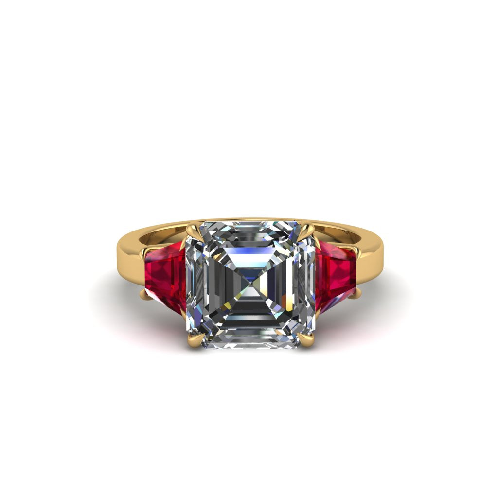 Three Stone Diamond Engagement Ring - Bethany No. 46