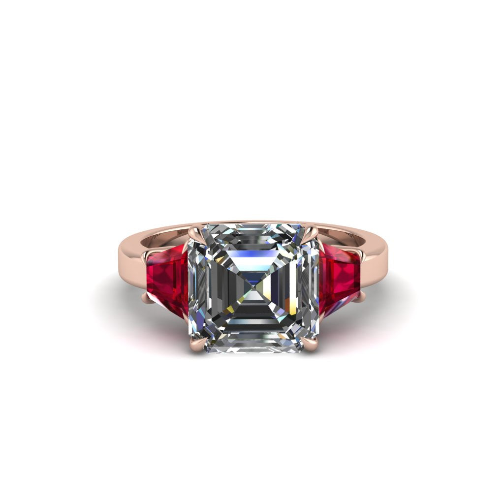 Three Stone Diamond Engagement Ring - Bethany No. 47
