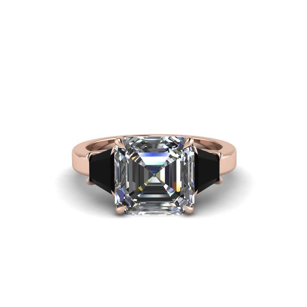 Three Stone Diamond Engagement Ring - Bethany No. 32