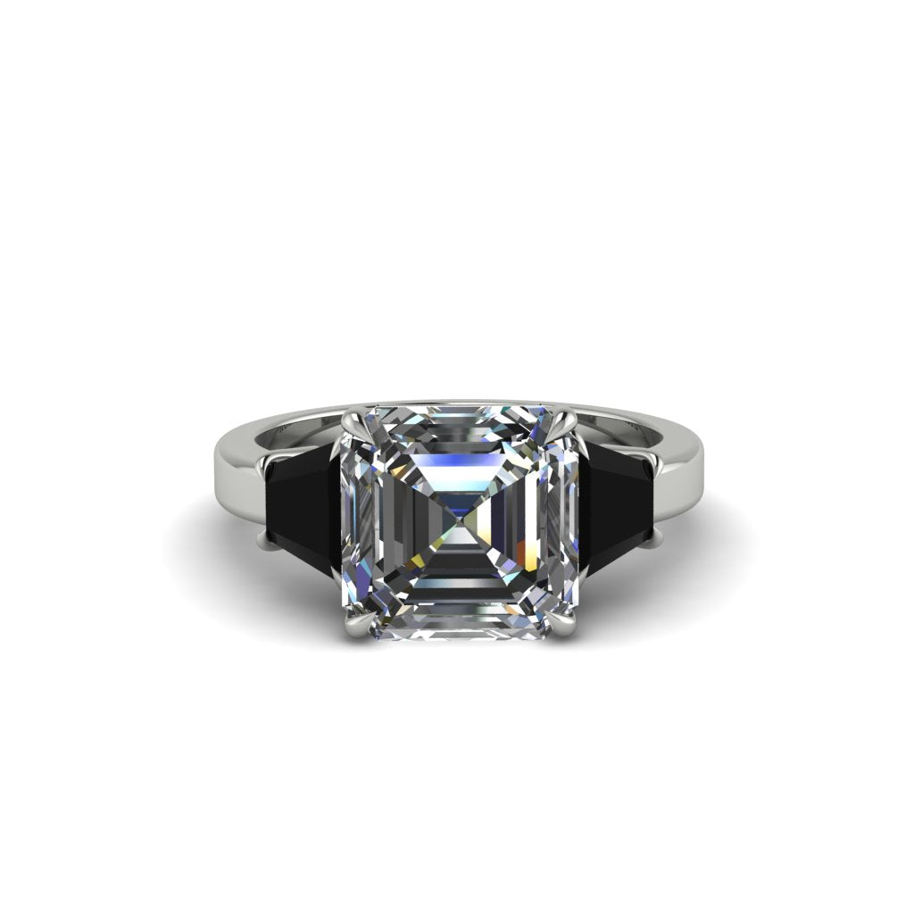 Three Stone Diamond Engagement Ring - Bethany No. 33