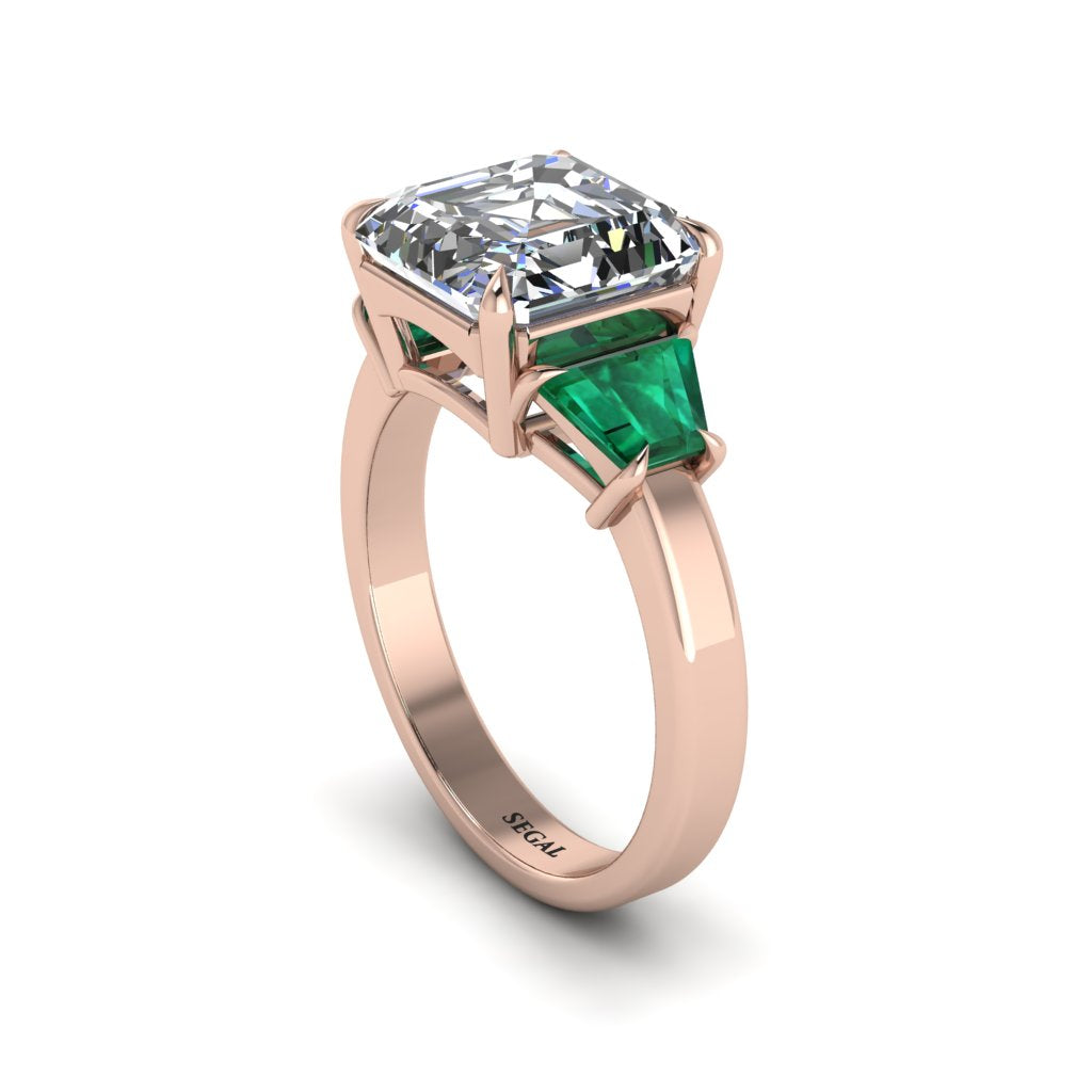 Three Stone Diamond Engagement Ring - Bethany No. 17
