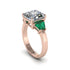 Three Stone Diamond Engagement Ring - Bethany No. 17