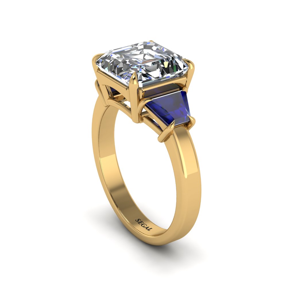 Three Stone Diamond Engagement Ring - Bethany No. 61