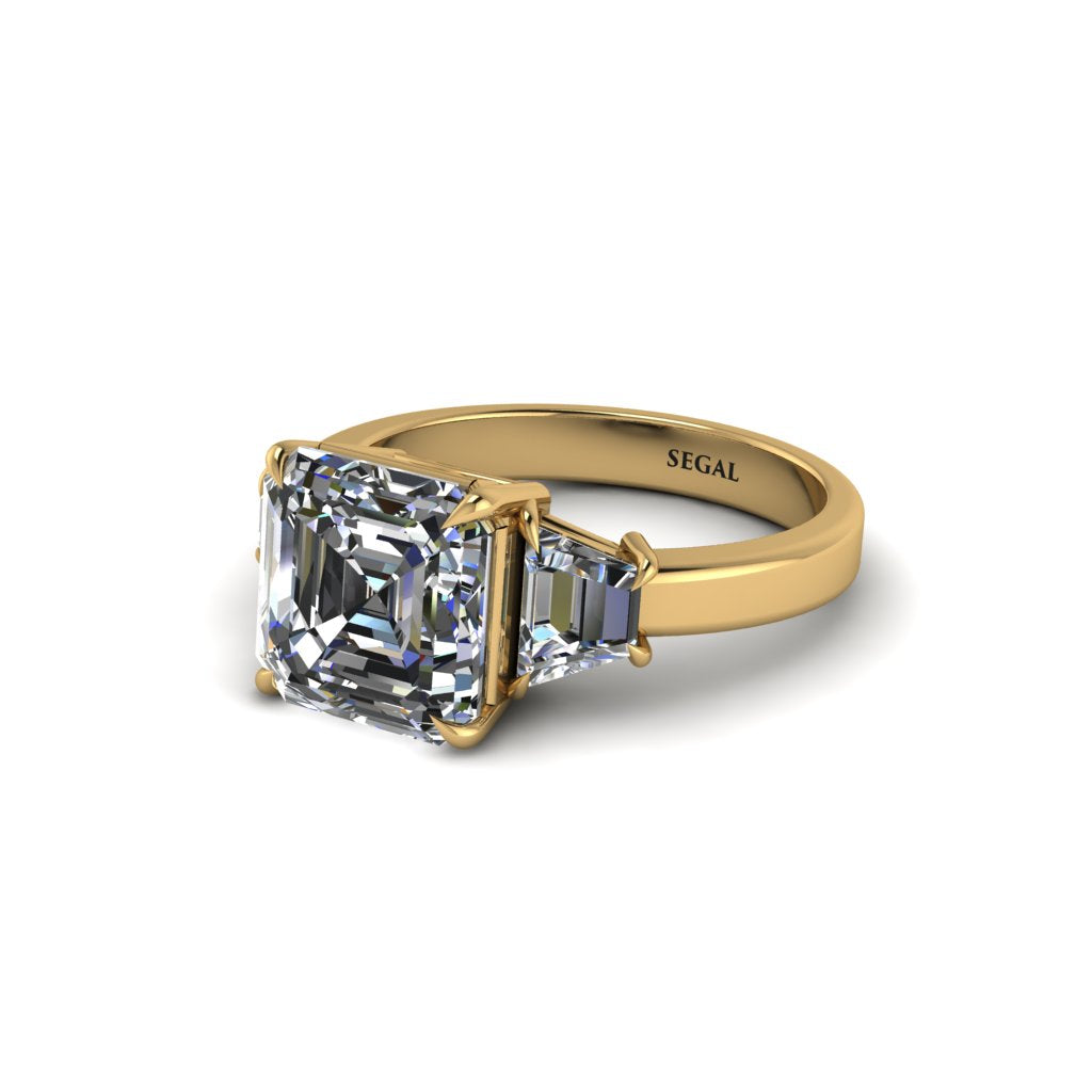 Three Stone Diamond Engagement Ring - Bethany No. 1