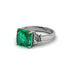 Three Stone Emerald Engagement Ring - Bethany No. 6 image 2