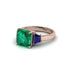 Three Stone Emerald Engagement Ring - Bethany No. 65 image 2
