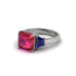 Three Stone Ruby Engagement Ring - Bethany No. 72 image 2