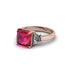 Three Stone Ruby Engagement Ring - Bethany No. 11 image 2