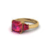 Three Stone Ruby Engagement Ring - Bethany No. 55
